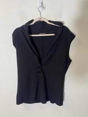 Karen Klein Black Vest Sz XL